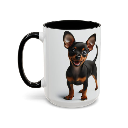 Miniature Pinscher Accent Coffee Mug - Perfect Gift for Dog Lovers