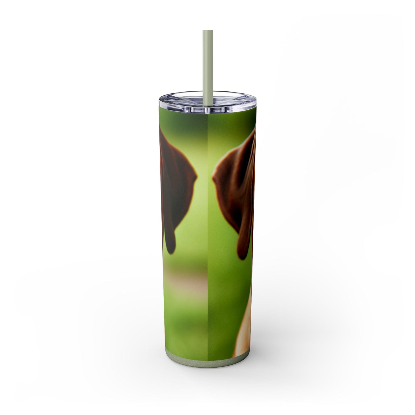 Rhodesian Ridgeback Skinny Tumbler with Straw, 20oz