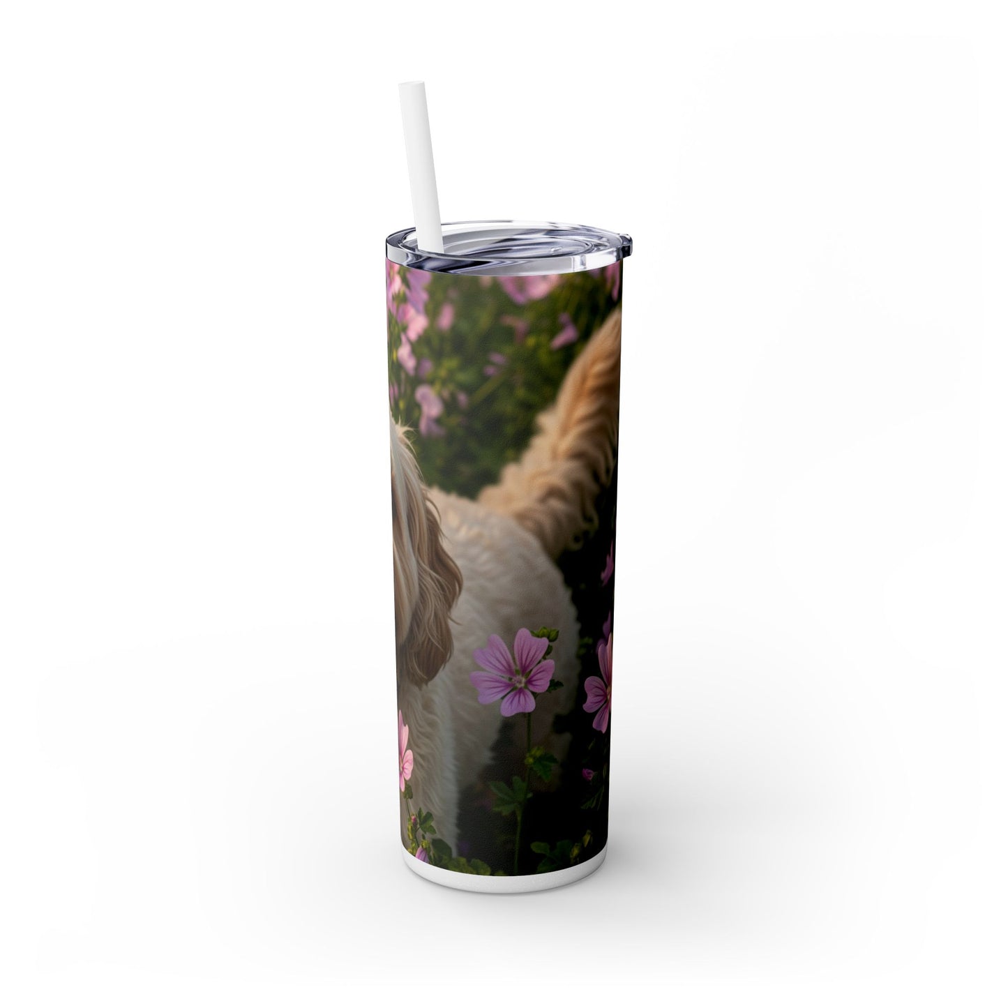 Gobelet Cockapoo avec paille, 590 ml