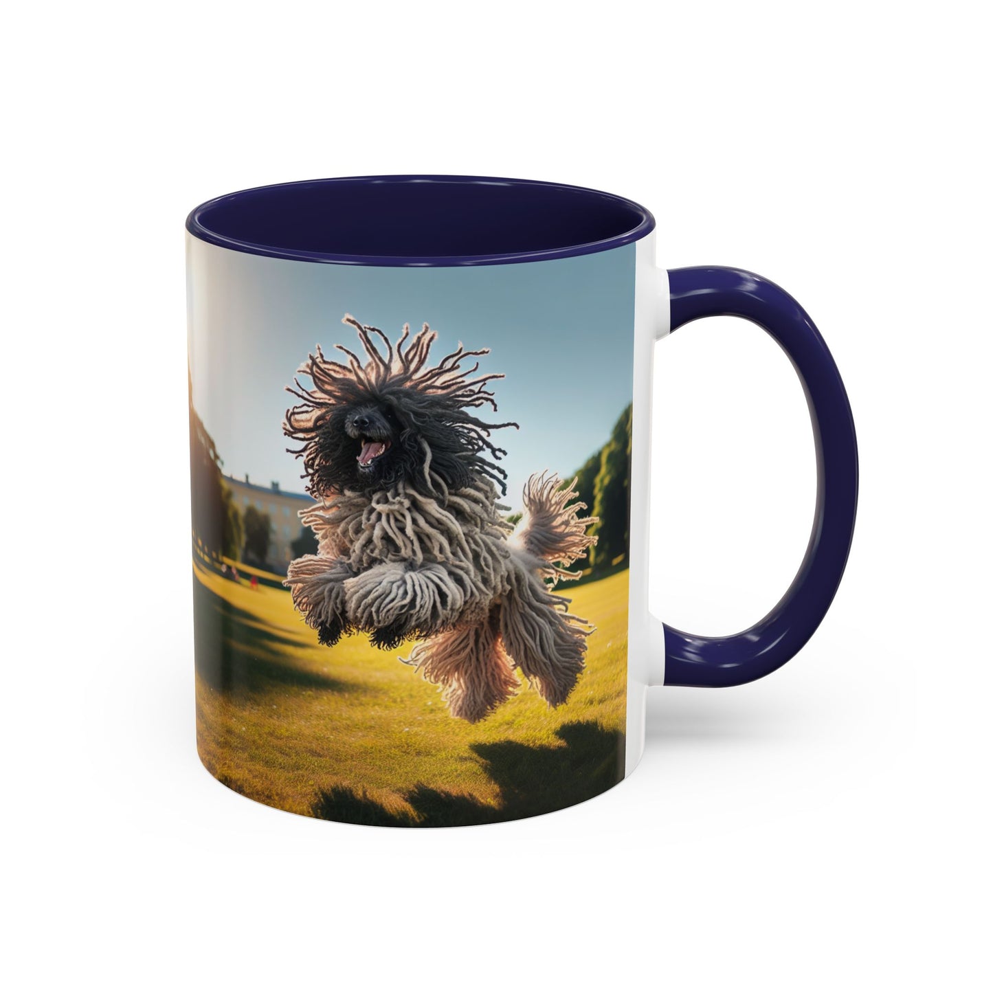 Puli Accent Coffee Mug - Perfect Gift for Dog Lovers