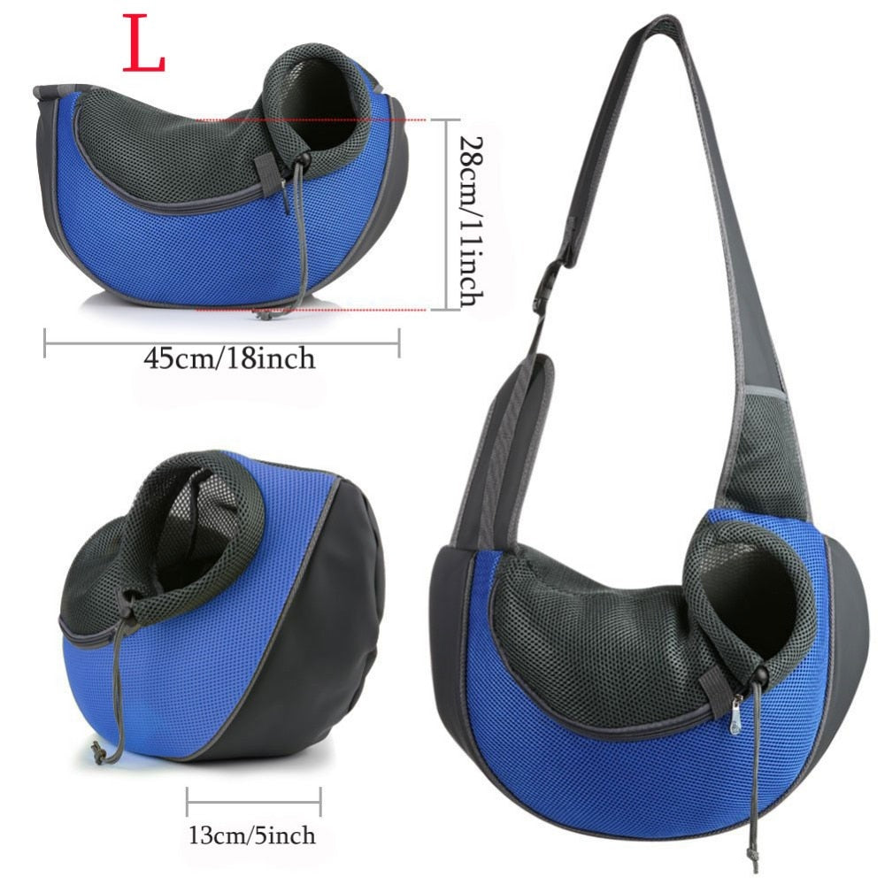 Bolsa de transporte transpirable para mascotas