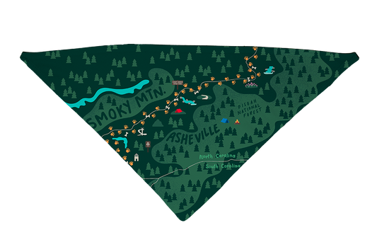 Bandana pour chien du sentier des Appalaches