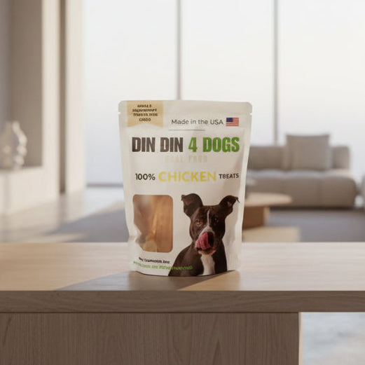 Galletas de pollo para perros, bolsa de 147 g, un solo ingrediente, alto contenido de proteínas