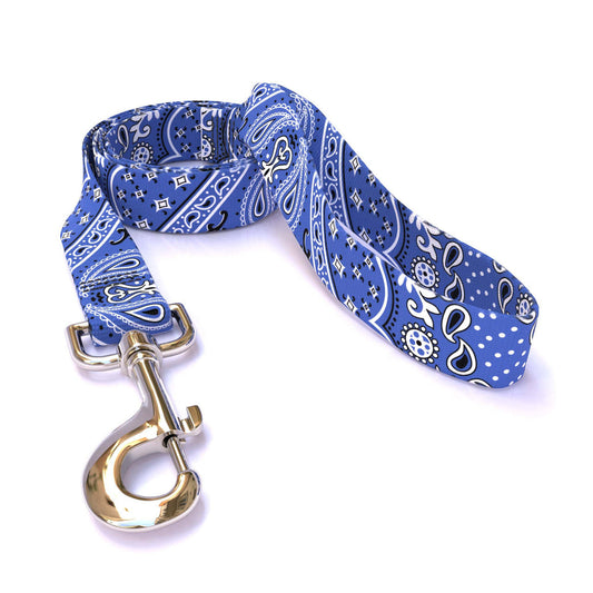 Laisse pour chien Bandana bleue