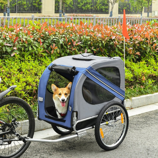 Remorque cargo pour vélo pour chiens et animaux de compagnie