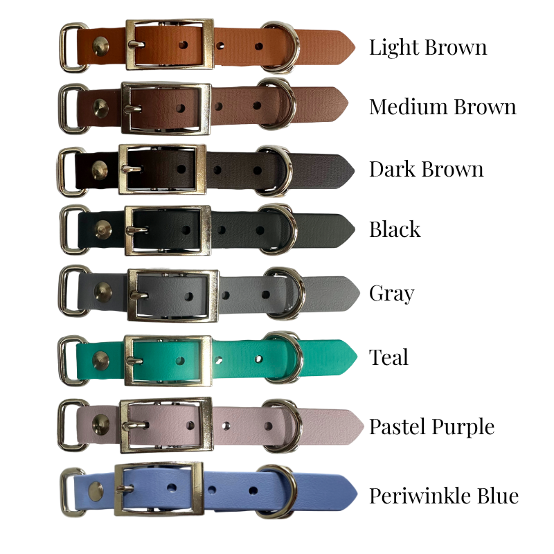 Collier pour chien tressé en queue de poisson, fait main - Personnalisez vos couleurs