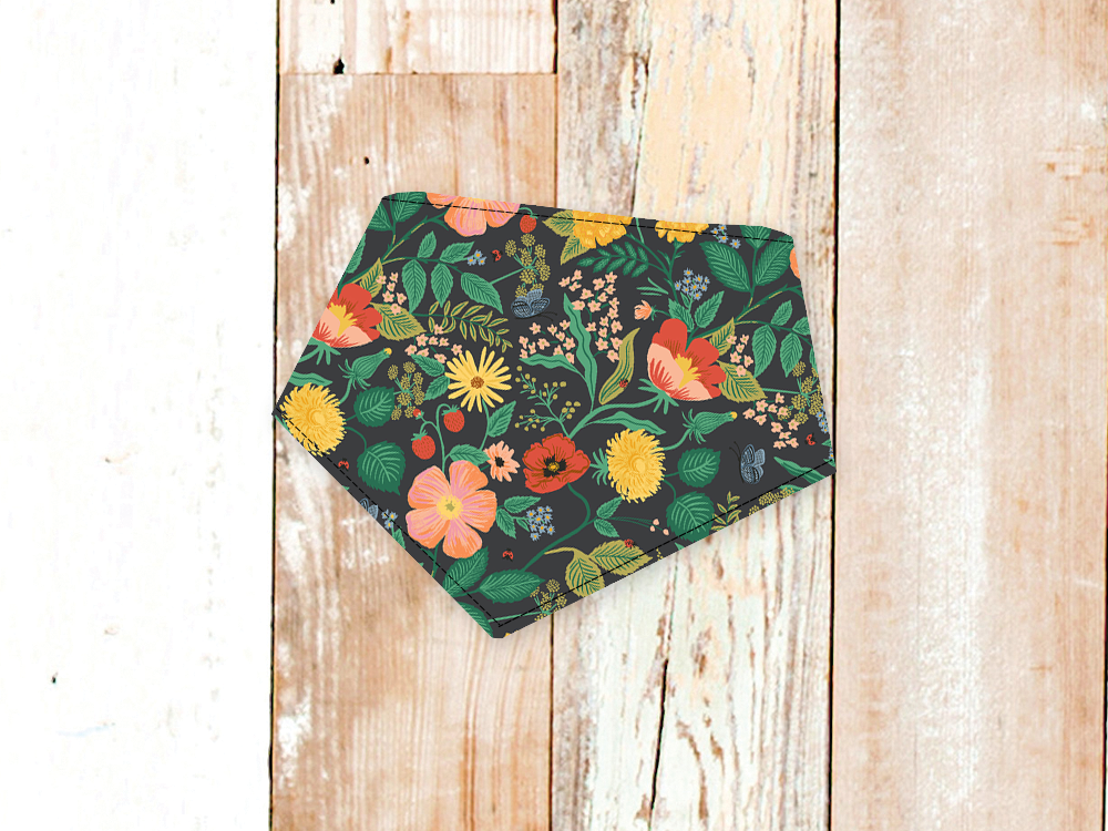 Bandana para perro "Amapola Negra"