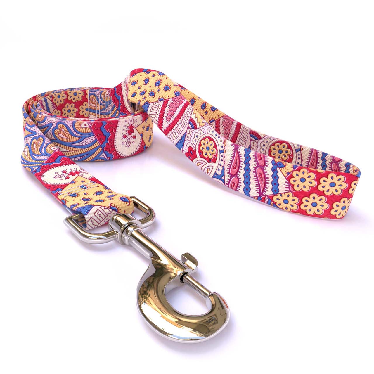 Correa para perro con patchwork bohemio