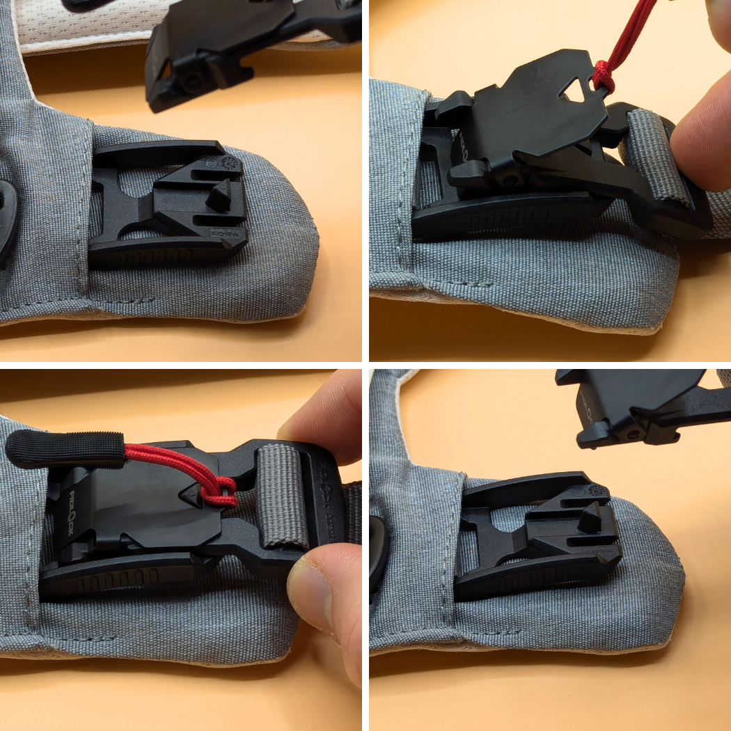 Harnais magnétique pour chien - Attache à une main, conception anti-traction