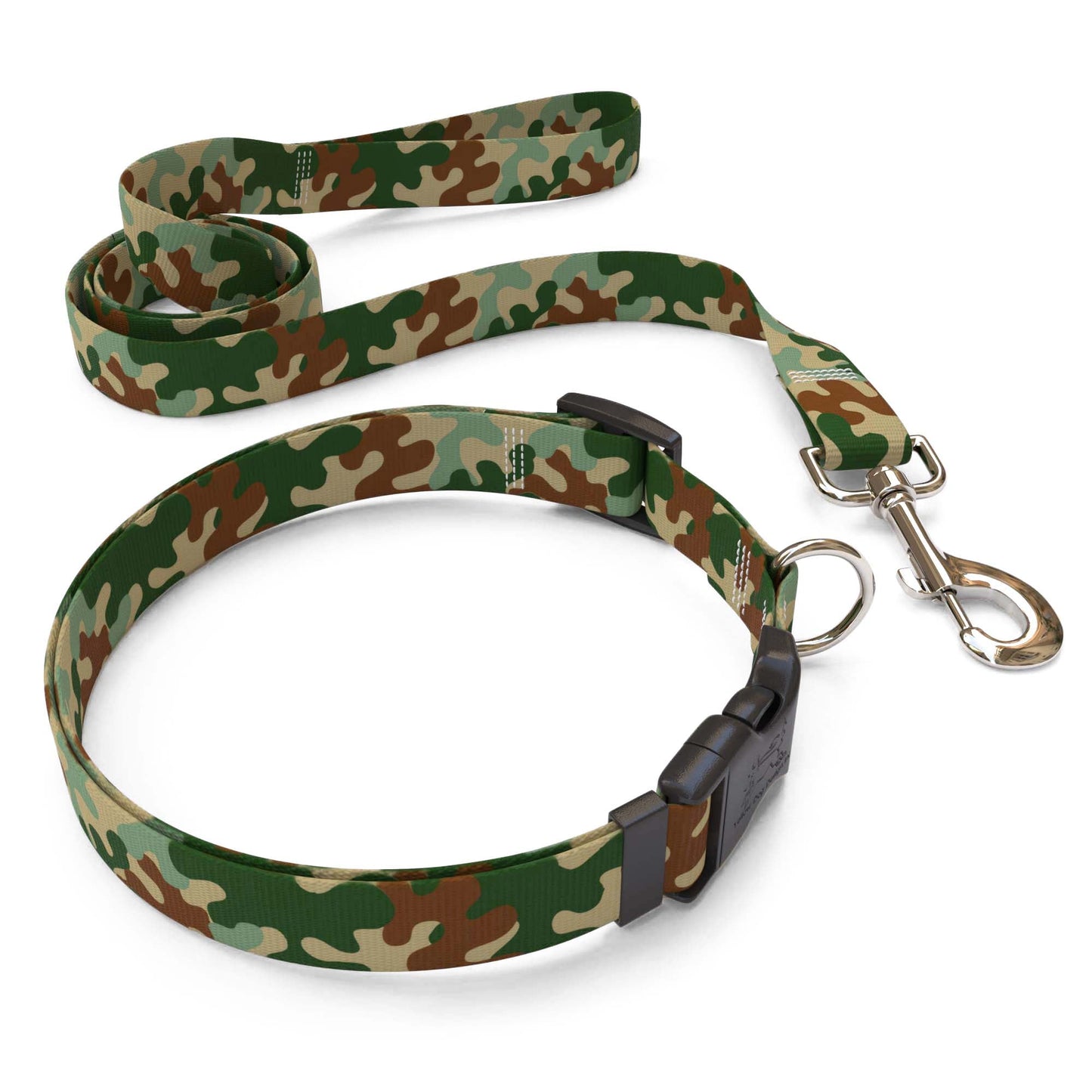 Collier pour chien camouflage