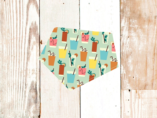 "Cocktails" Dog Bandana