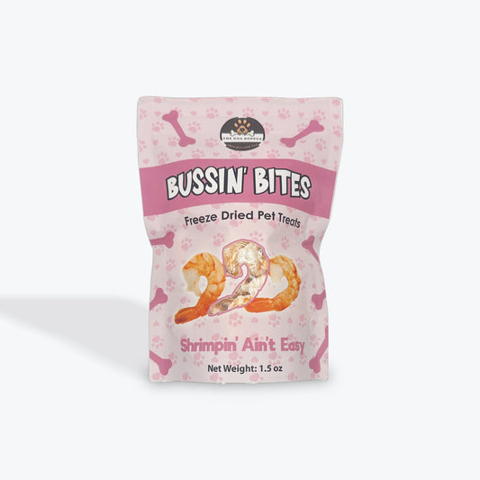 Friandises lyophilisées de haute valeur, composées d'un seul ingrédient, pour l'entraînement des chiens et des chats - Crevettes 