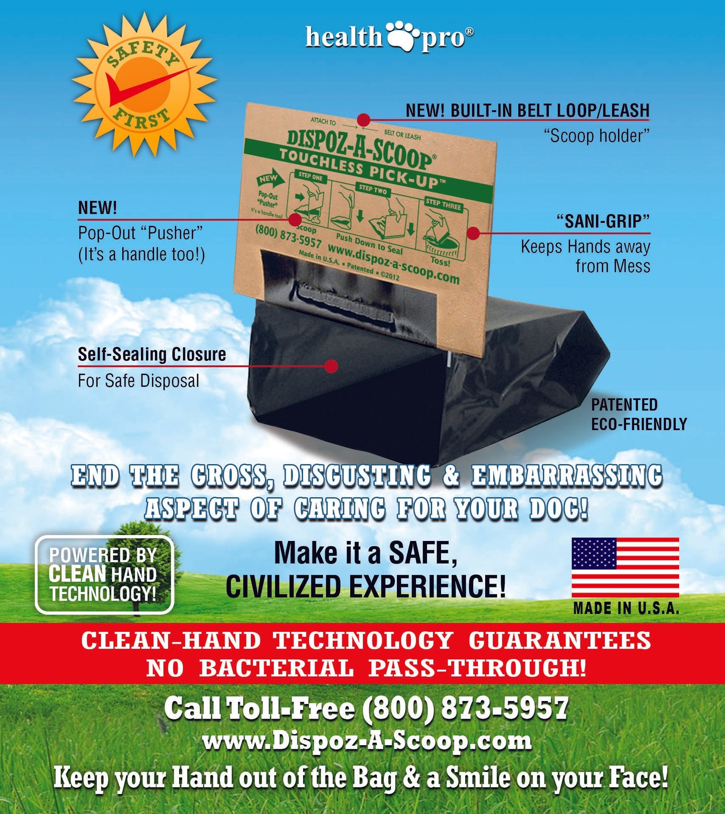 Système Dispoz-A-Scoop® 500 unités 