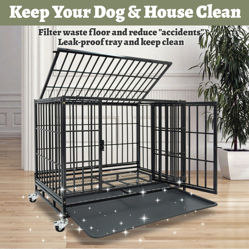 Niche pour chien robuste empilable de 37 pouces 371D04 