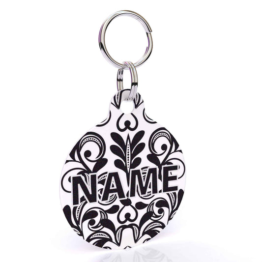 Médaille d'identification pour chien Damas HD