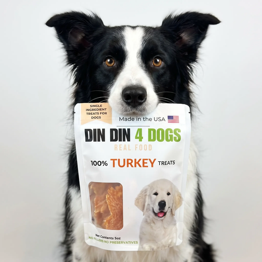 Friandises pour chiens 100 % dinde, sachet de 142 g, ingrédient unique, riche en protéines