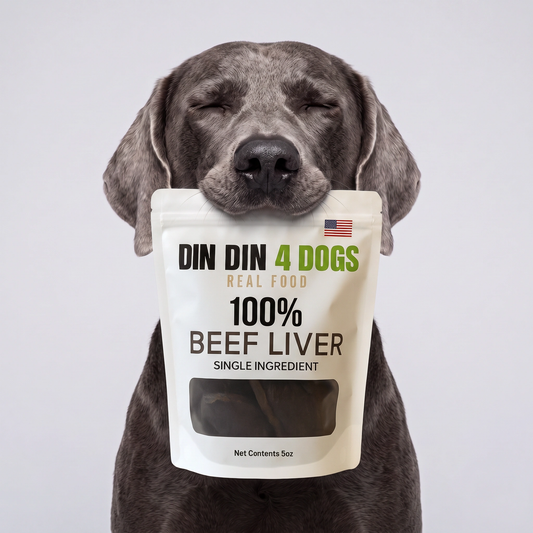 Friandises pour chiens 100 % foie de bœuf, sachet de 142 g, ingrédient unique, riche en protéines