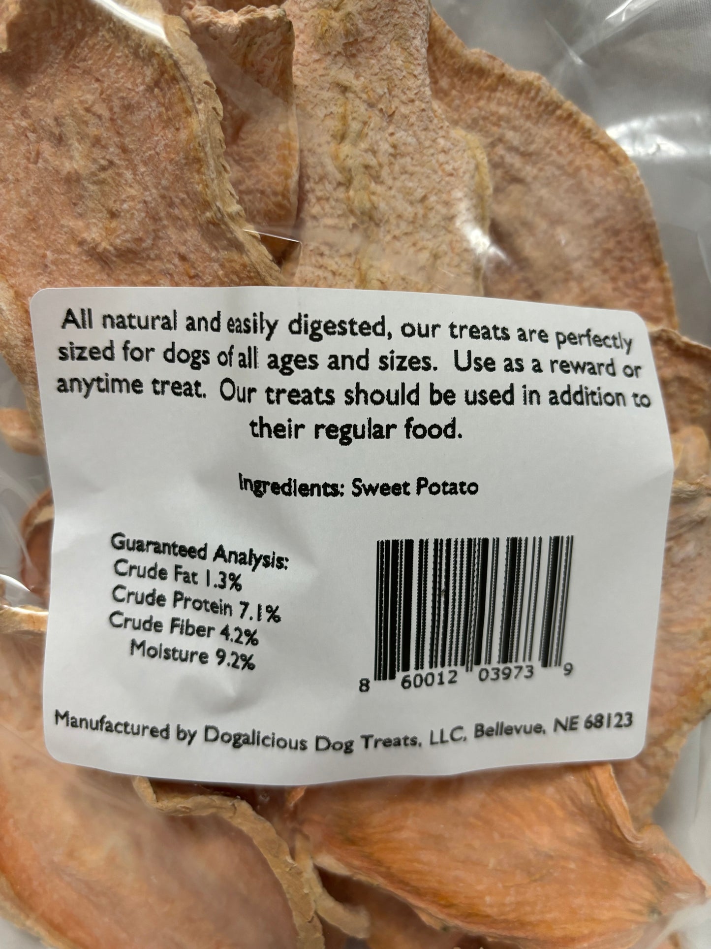 Papas Fritas para Perro - Bolsa Grande - Boniato