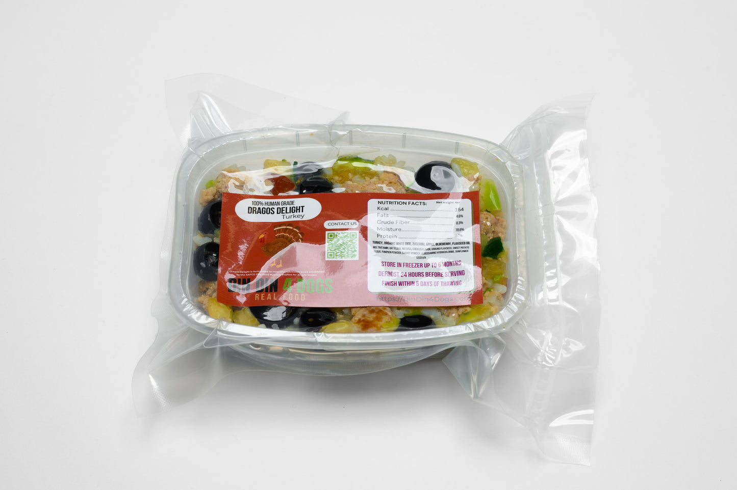 Savoureux repas pour dindes de petite race, paquet de 30