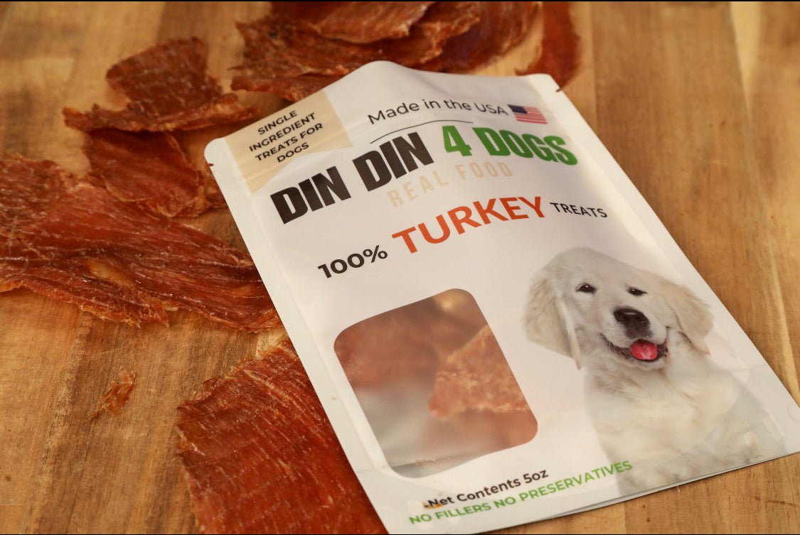 100% Turkey Dog Treats, 5 Ounce Bag, Single Ingredient, High Protein