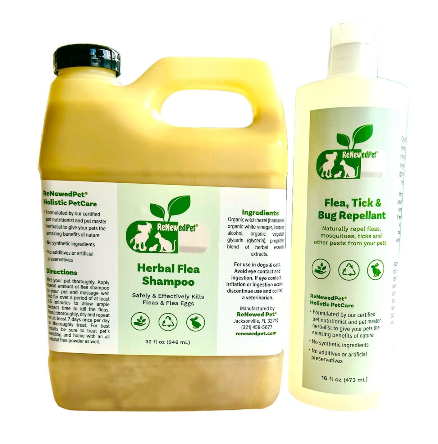 FLEA-X KIT: Champú antipulgas, repelente de pulgas y garrapatas