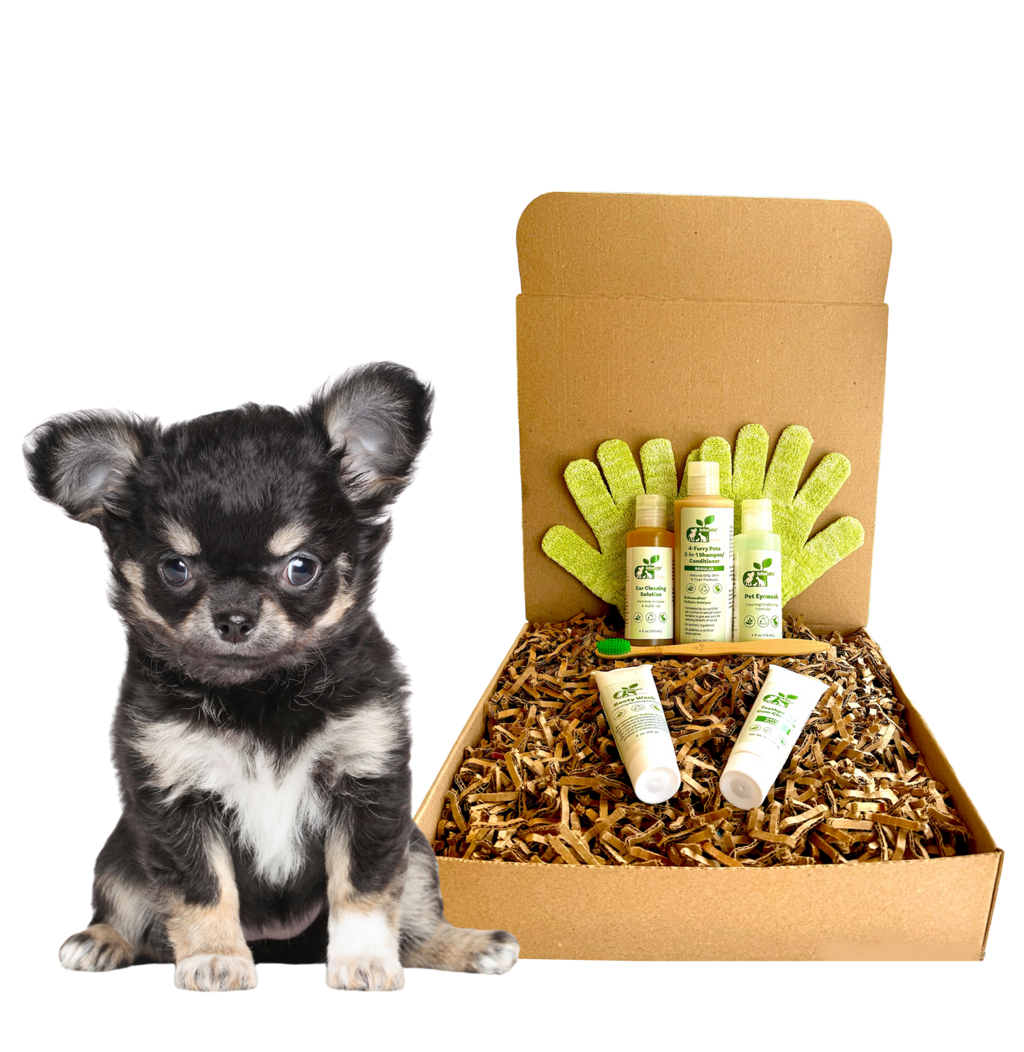 4-PERROS PELUDOS *KIT DE ASEO SENSIBLE