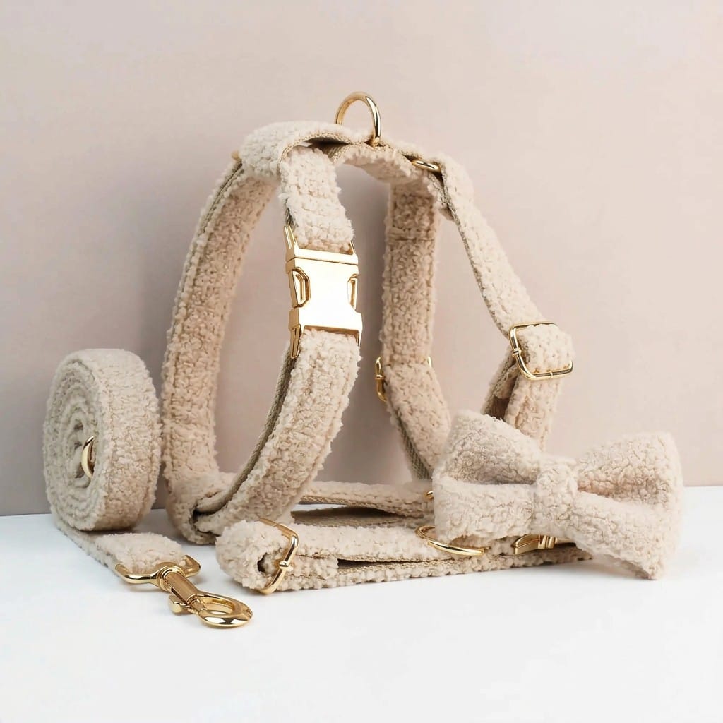 Ensemble classique ours en peluche beige personnalisé