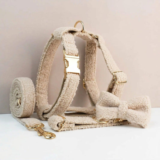 Ensemble classique ours en peluche beige personnalisé