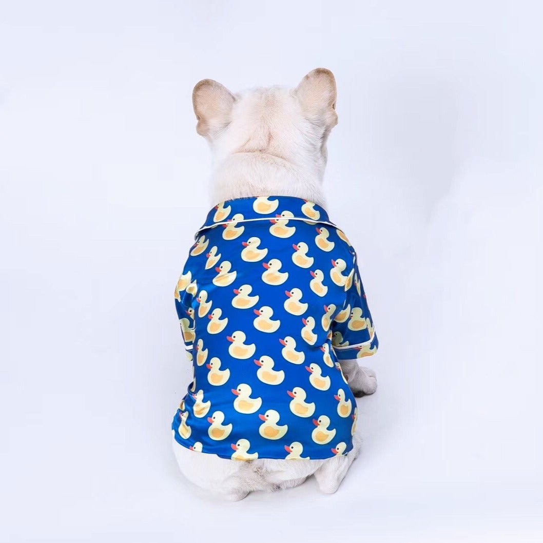 Pijama de seda de pato para mascotas