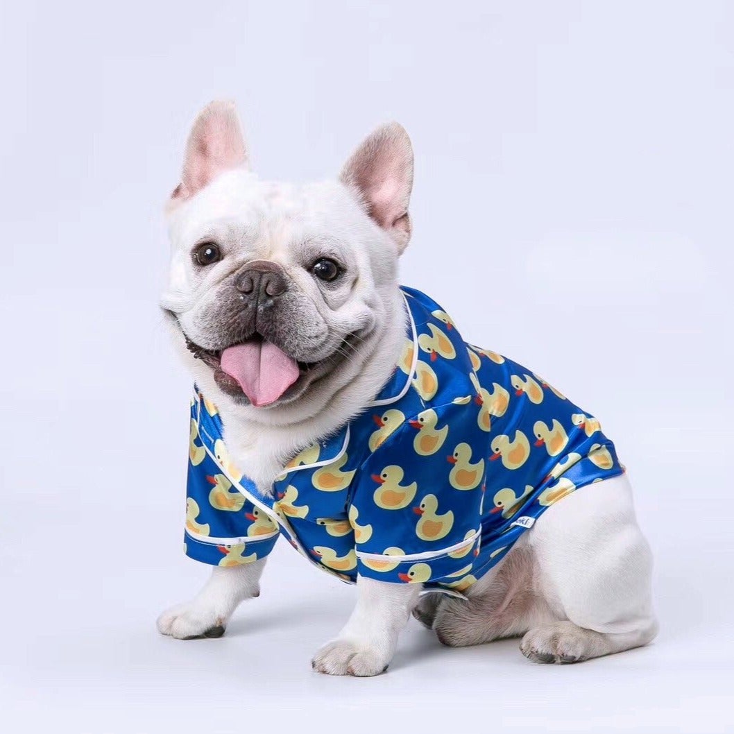 Pijama de seda de pato para mascotas