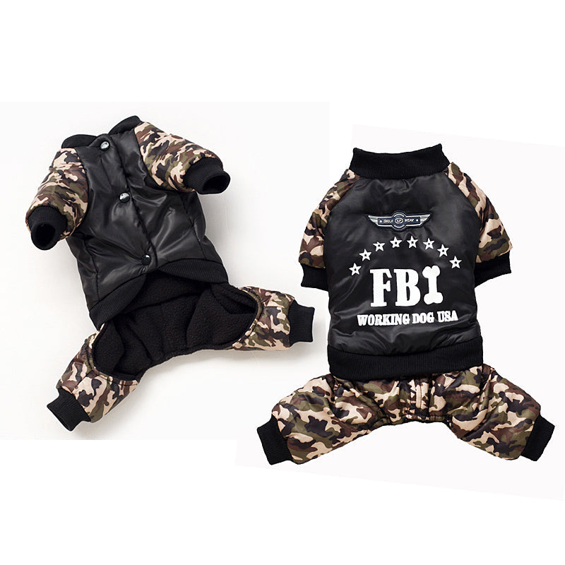 Abrigo de camuflaje del FBI | Pantalones de mono