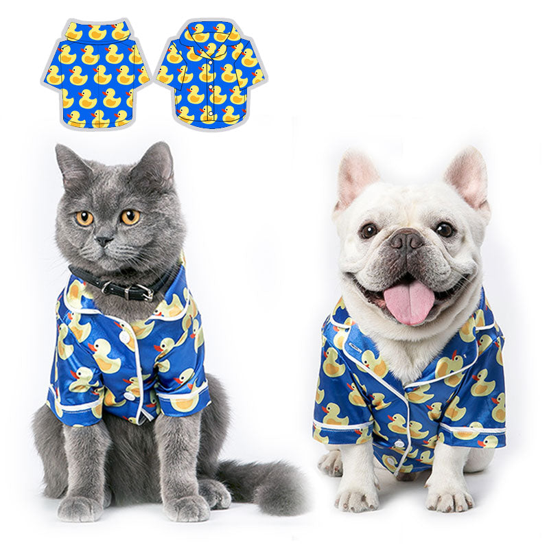 Pijama de seda de pato para mascotas