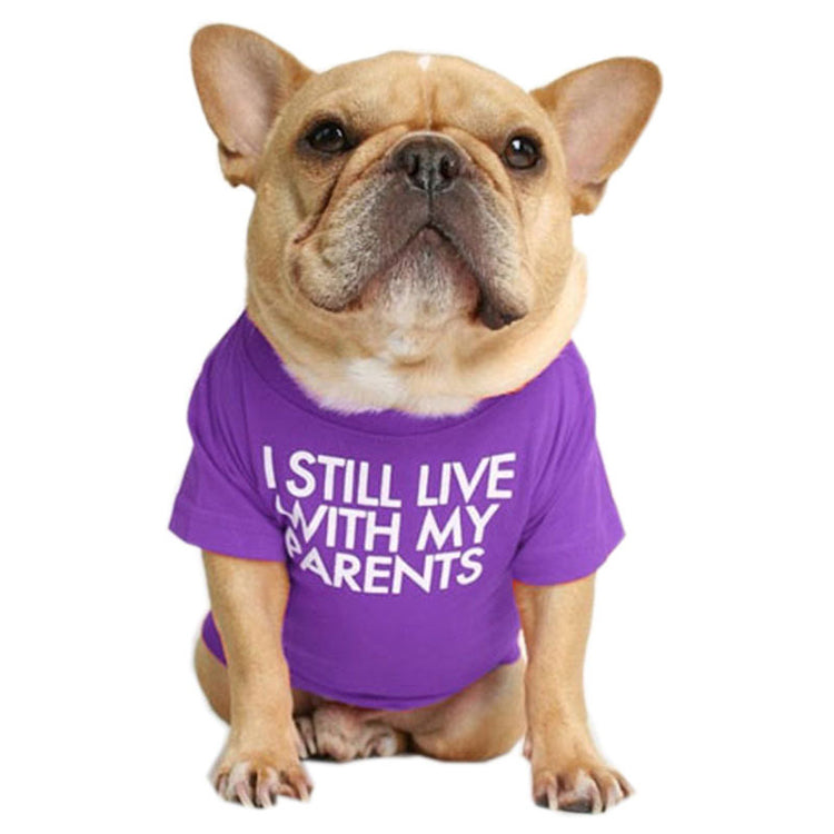 T-shirt « Je vis encore chez mes parents »