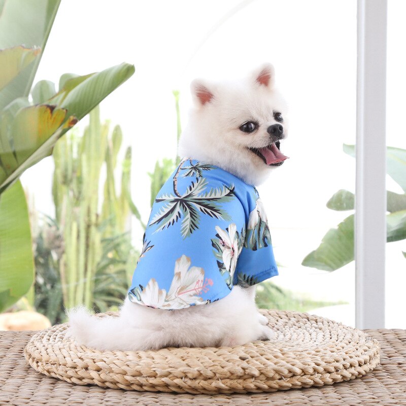 Camisas hawaianas para mascotas
