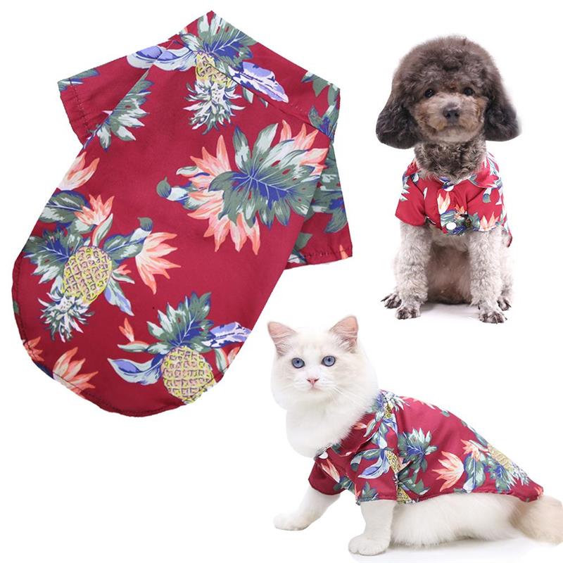 Camisas hawaianas para mascotas