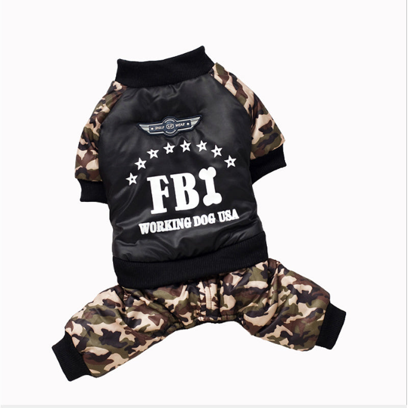 Abrigo de camuflaje del FBI | Pantalones de mono