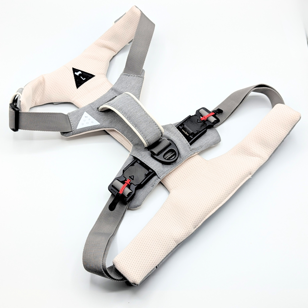 Harnais magnétique pour chien - Attache à une main, conception anti-traction