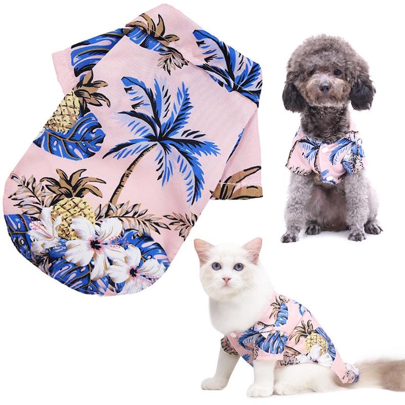 Camisas hawaianas para mascotas