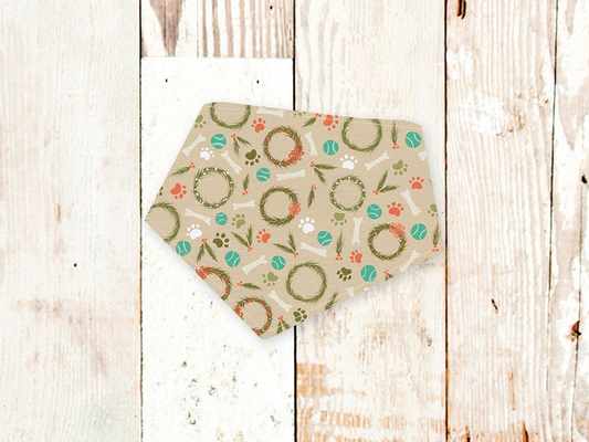 "Howlidays" Dog Bandana