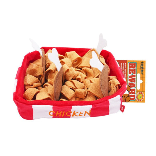 Juguete para esconder golosinas Milou &amp; Lumi Pet Snuffle Mat - Pollo frito