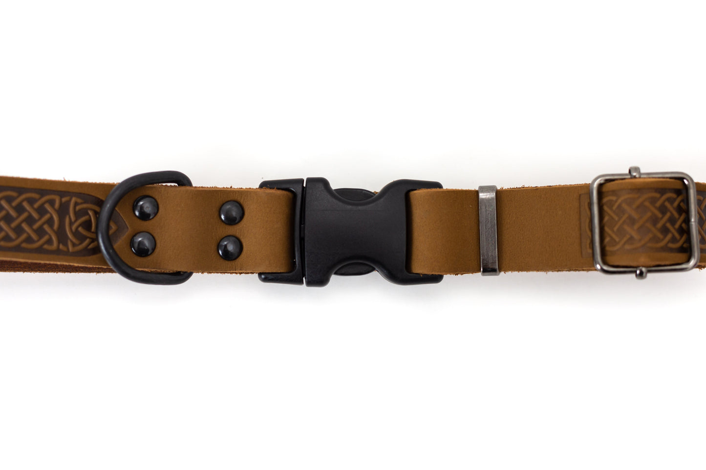 Collar para perro de cuero marrón tierra Celtic Sport