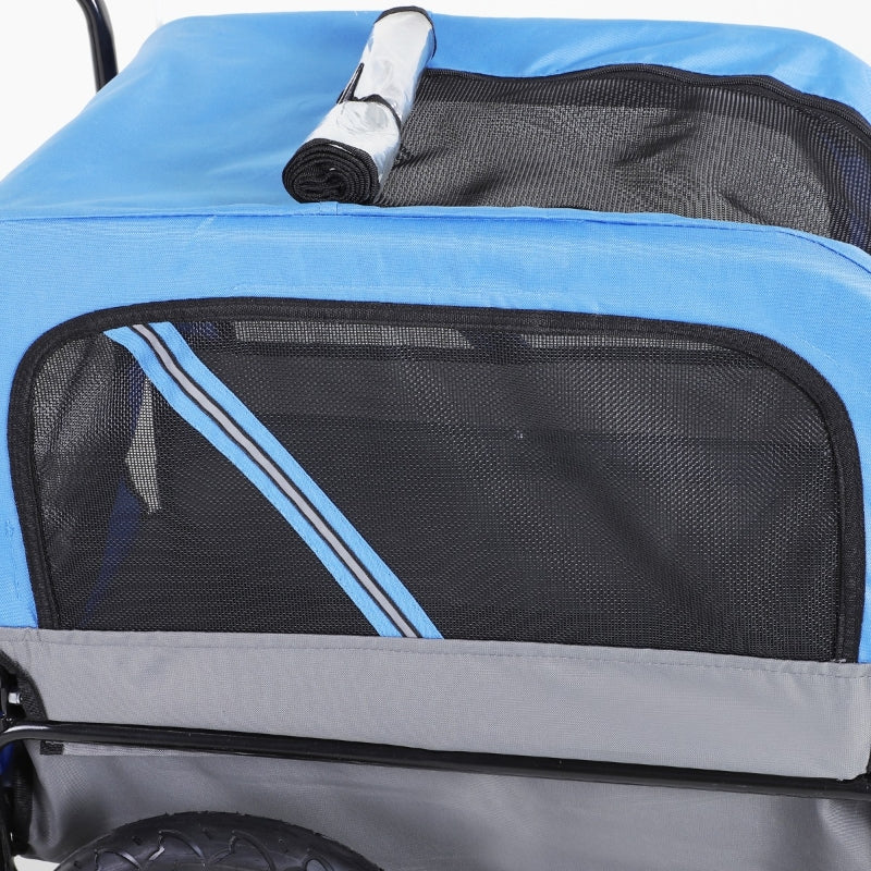 Poussette-vélo/poussette de jogging 2 en 1 à 3 roues pour animaux de compagnie