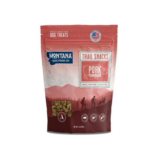 Filet mignon de porc lyophilisé, friandises crues pour chiens (85 g)