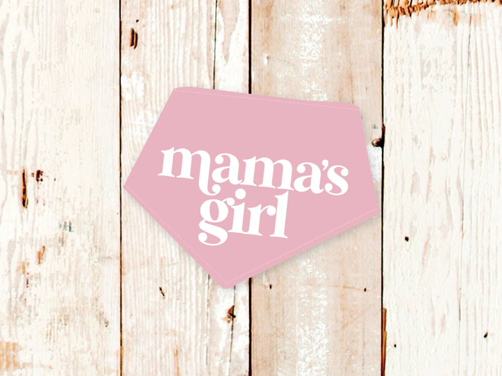 Pañuelo para perro "Niña de mamá"
