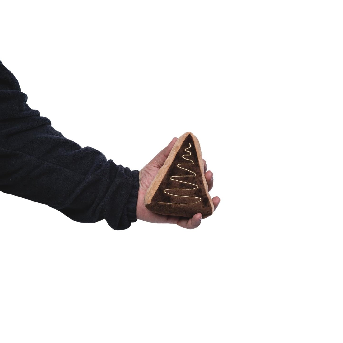 Coffret cadeau de peluche pour chien « Gâteau en tranches et lait » – avec couineur et papier froissé