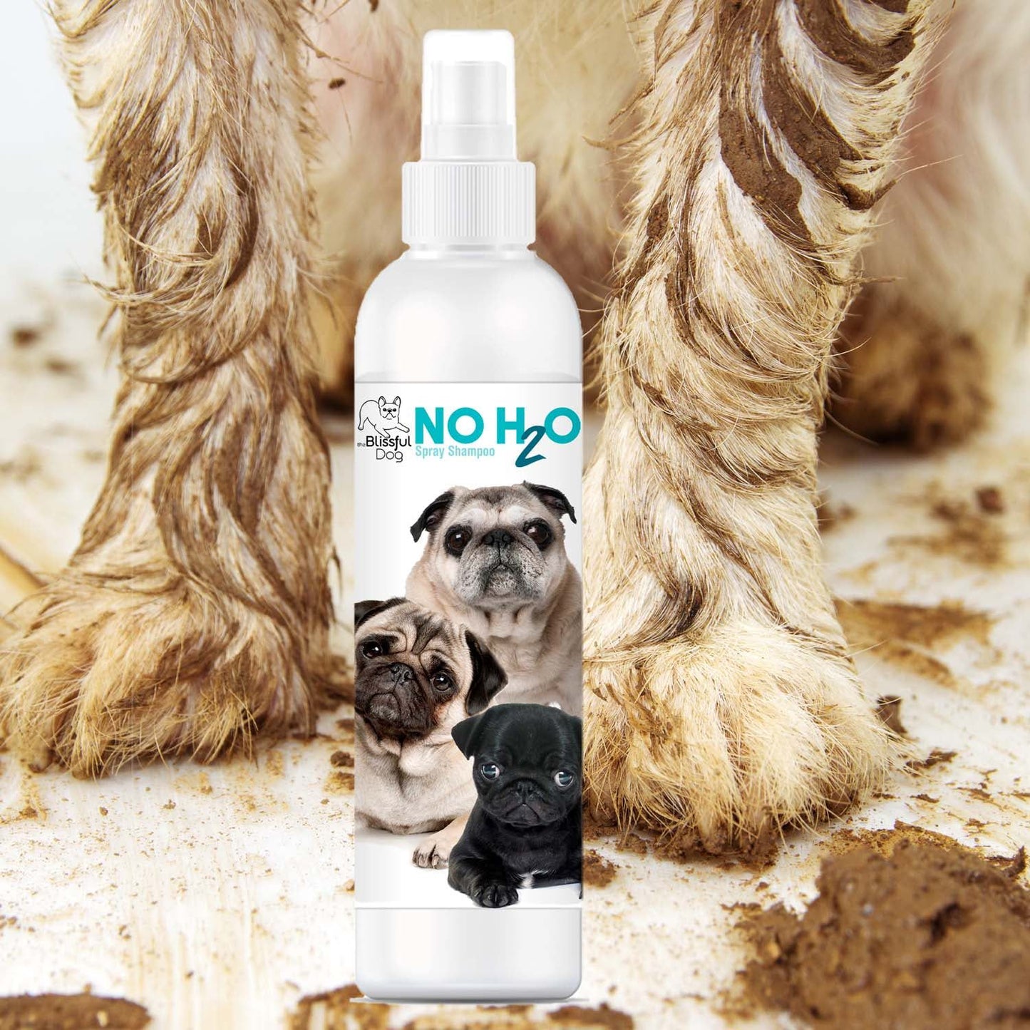 Shampoing pour animaux sans H2O Spray 