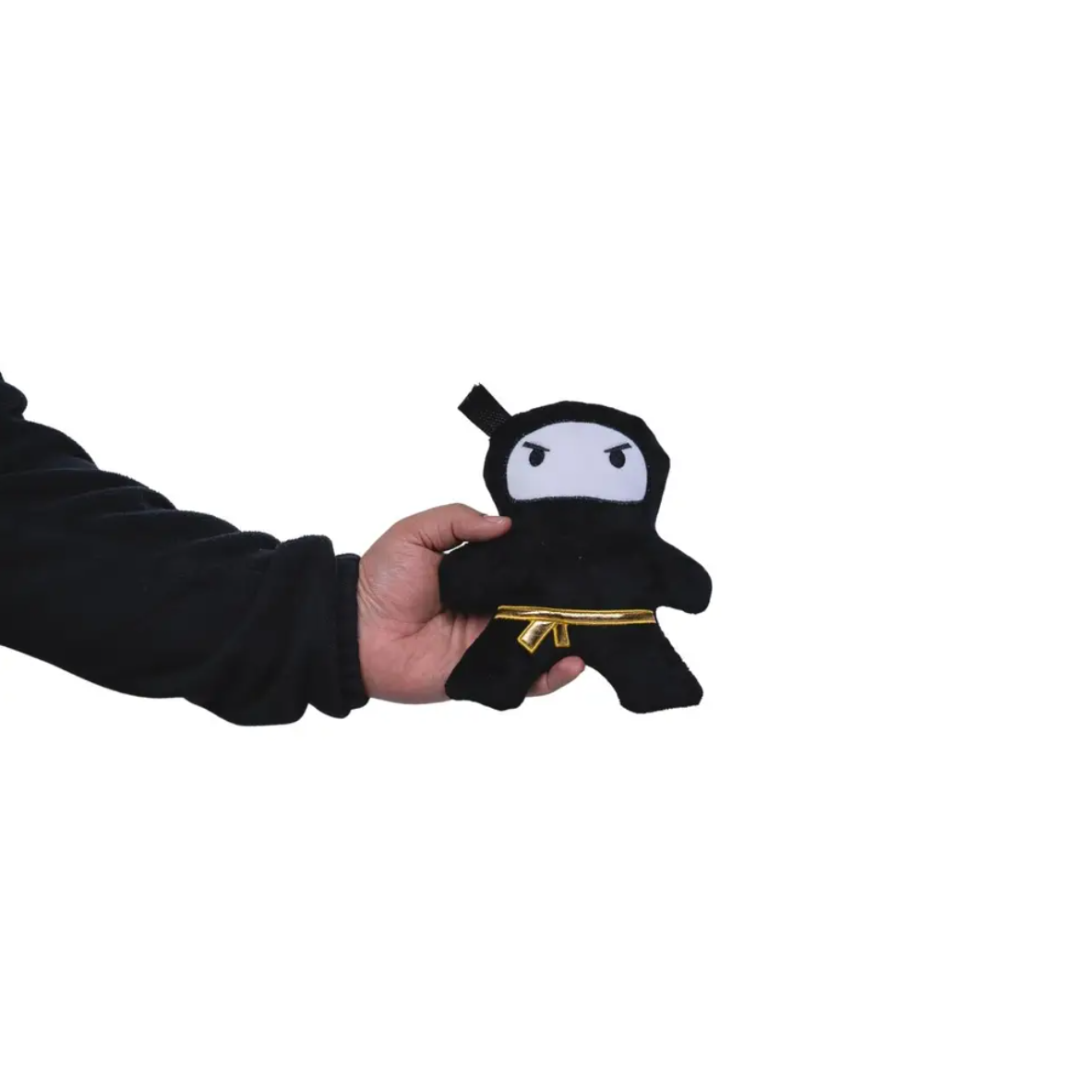 Coffret cadeau de peluches pour chien Ninja Love rose et noir – avec couineur et papier froissé pour des heures de jeu amusantes