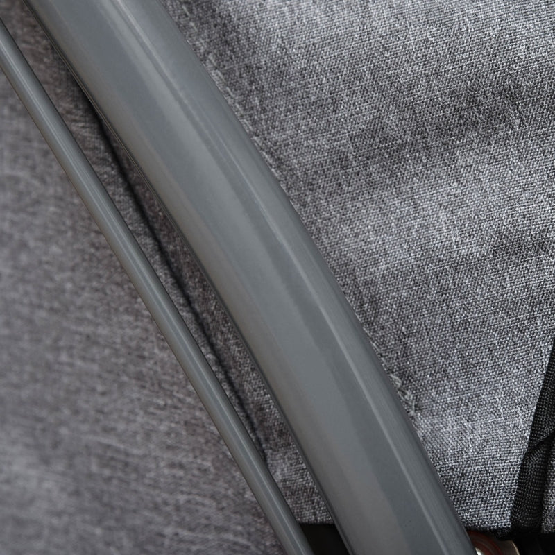 Cochecito de viaje plegable para mascotas con asa reversible 