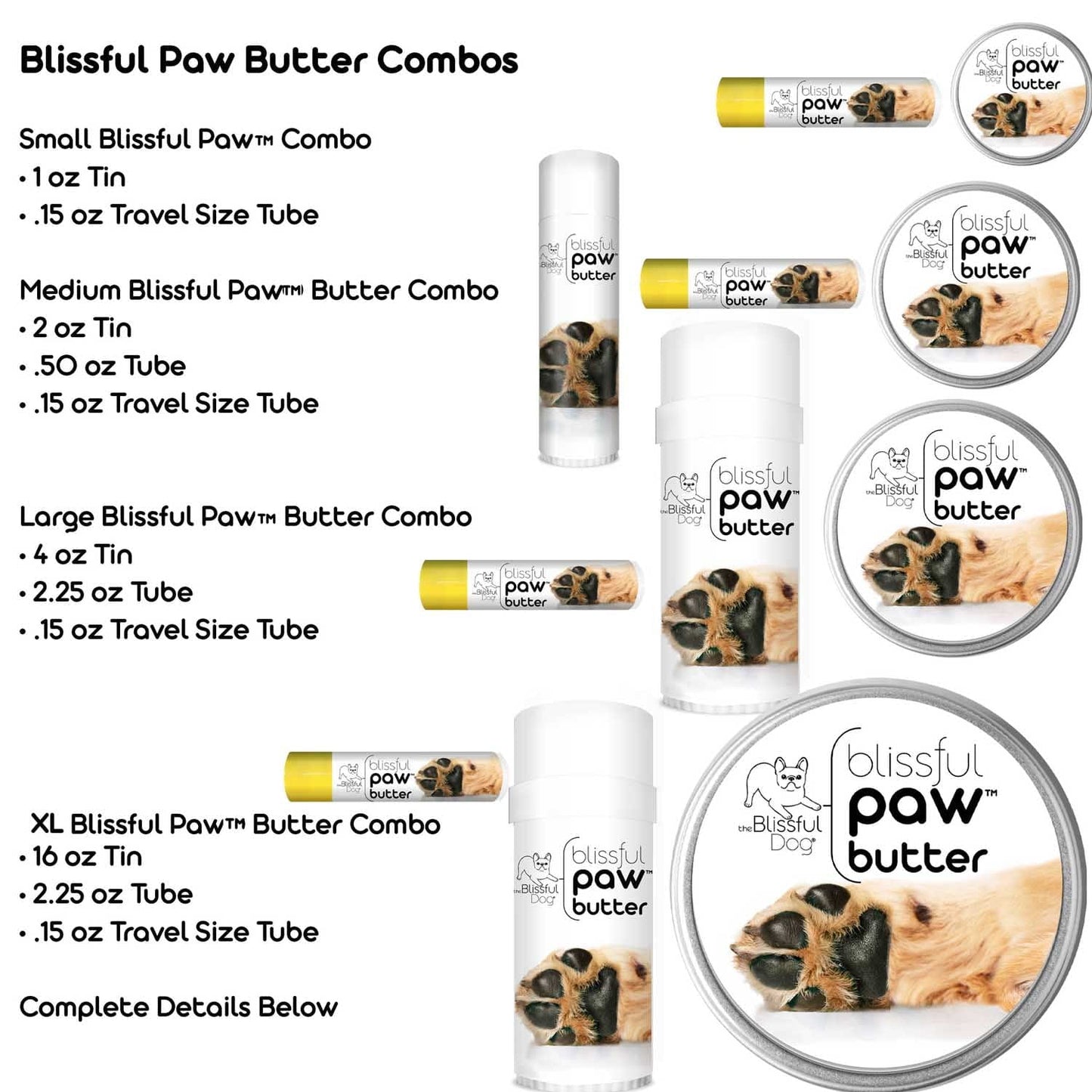 Baume pour pattes Blissful Paw® : Hydrate les coussinets rugueux et secs