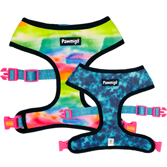 Teinture tie-dye pour harnais réversible
